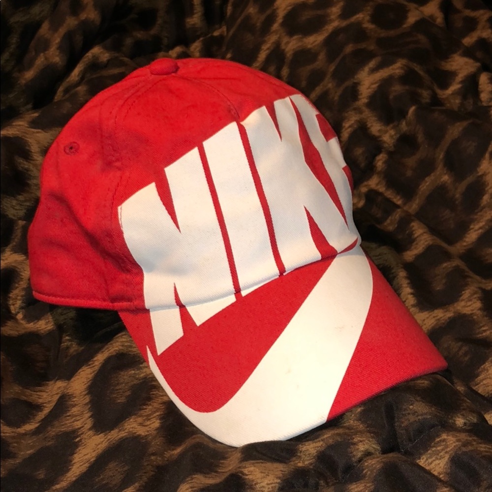 Nike red hat!